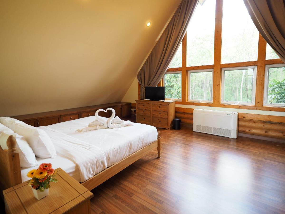 Toscana Log Home Ban Nong Rua ภายนอก รูปภาพ