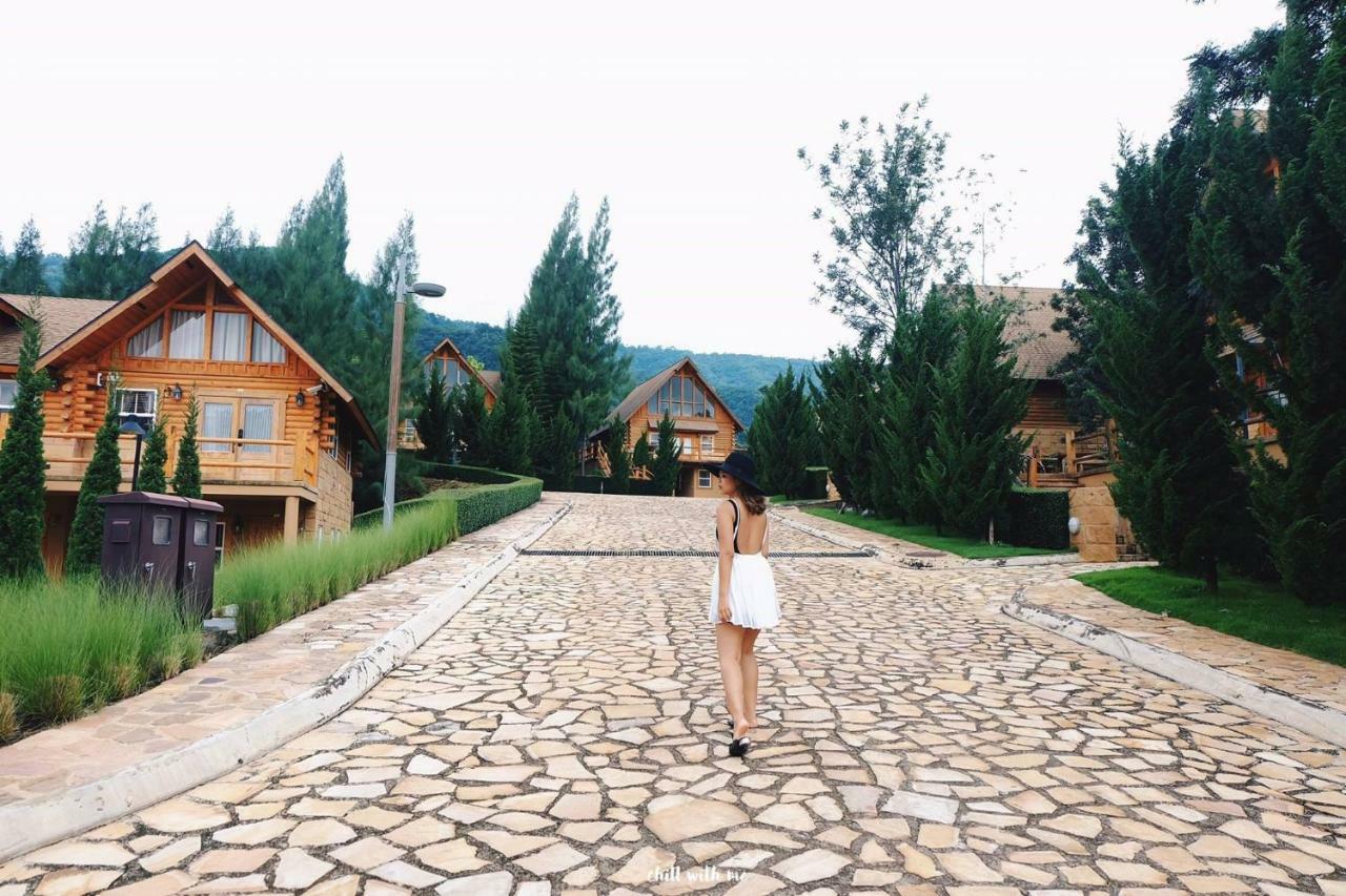 Toscana Log Home Ban Nong Rua ภายนอก รูปภาพ